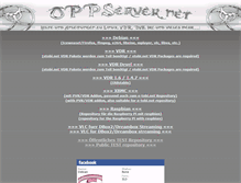Tablet Screenshot of debian.oppserver.net