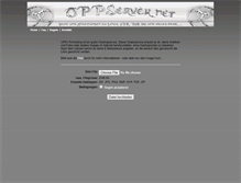 Tablet Screenshot of pichosting.oppserver.net